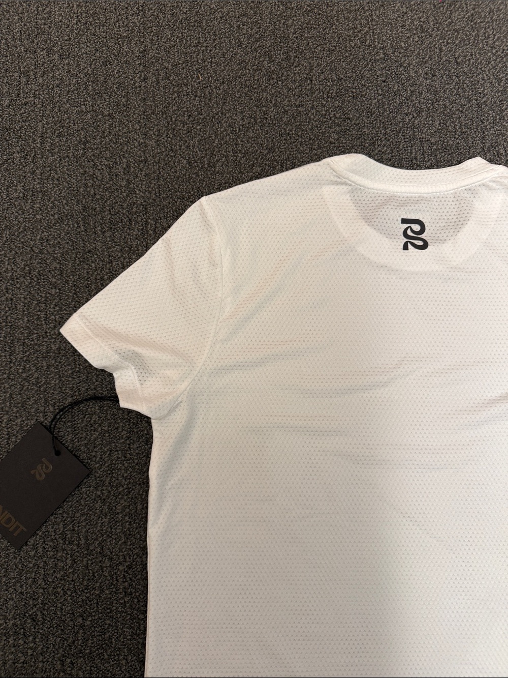 Bandit Women’s Micromesh Relaxed Tee in White - Picture 6 of 9